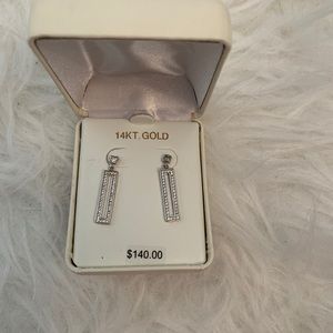 14K Gold Dangling Earrings